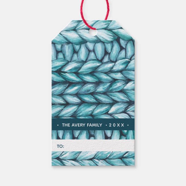 Blå kungen presentetikett (Framsidan)