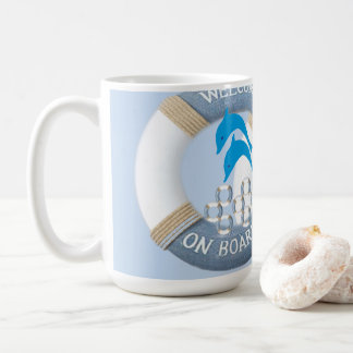 Blå kustdelfiner kaffemugg