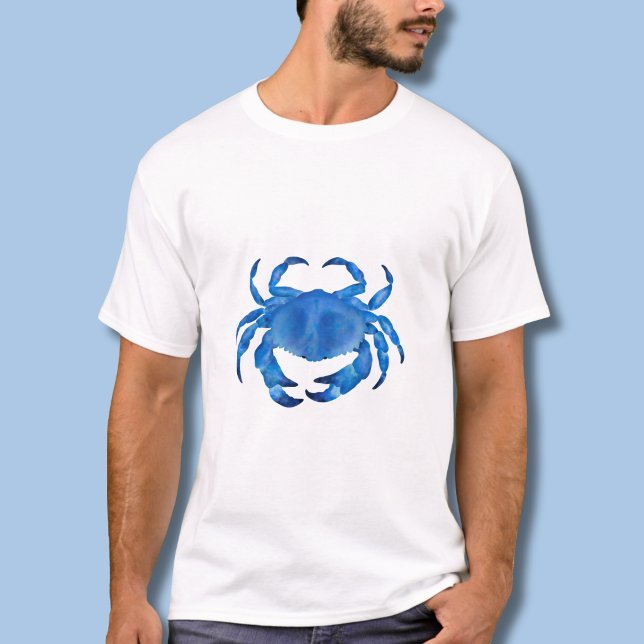 Blå kustkrabba t shirt (Blue crab t-shirt)