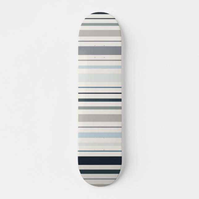 Blå kustränder mini skateboard bräda 18,5 cm (Framsida)