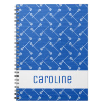 Blå lacrosse White Sticks Patterned