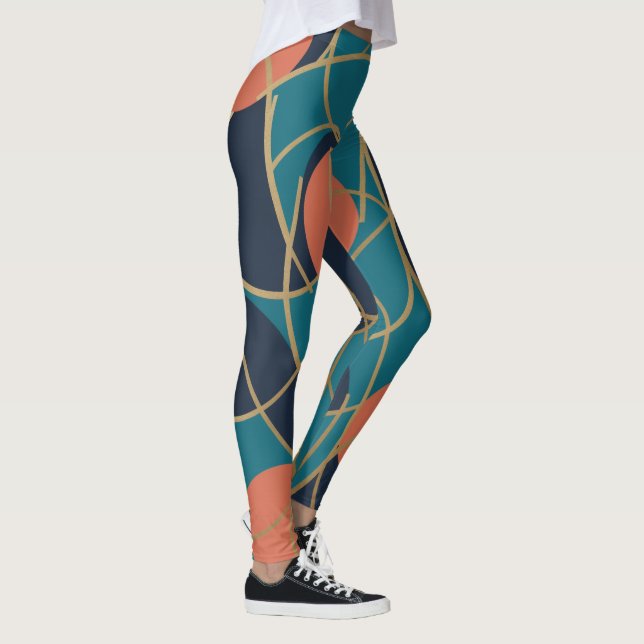 Blå lagun leggings (Höger)