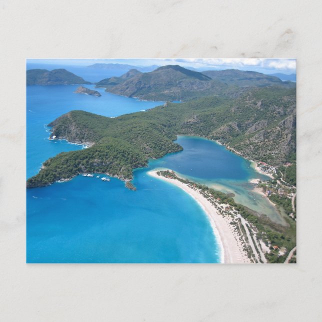 Blå Lagun Vykort (Framsida)