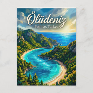 Blå lagunen, Fethiye, Egeiska havet Vykort