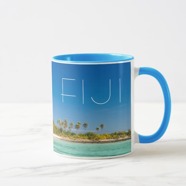 Blå lagunen landskapsbild, Fiji Mugg (Höger)