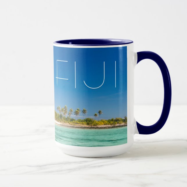 Blå lagunen landskapsbild, Fiji Mugg (Höger)