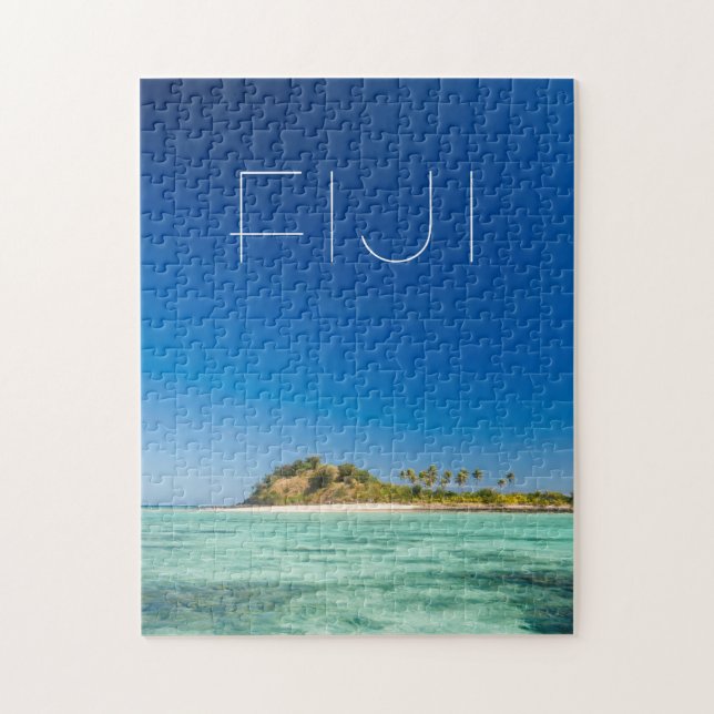 Blå lagunen landskapsbild, Fiji Pussel (Vertikal)