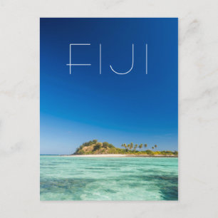 Blå lagunen landskapsbild, Fiji Vykort