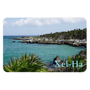 Blå lagunmagnet magnet