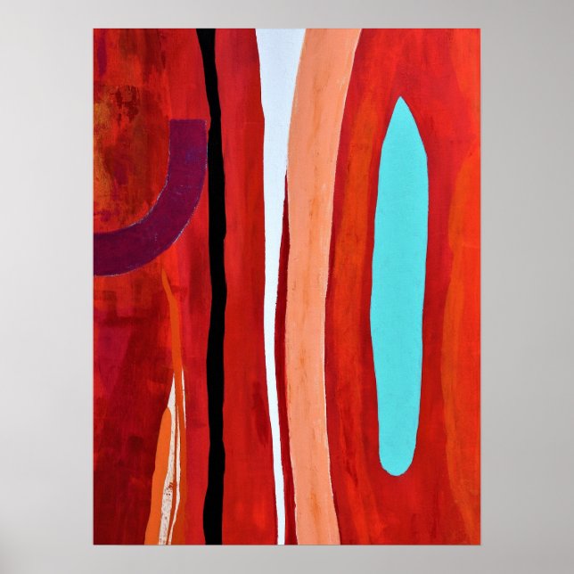 Blå lamm 18 x 24 Poster (Framsidan)