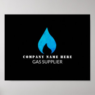 Blå lamm, Ingenjör och gasleverantör Poster