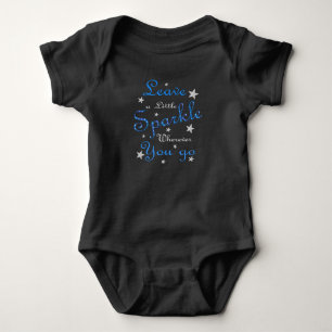 Blå Lämna lite Gnistra inspiration T Shirt