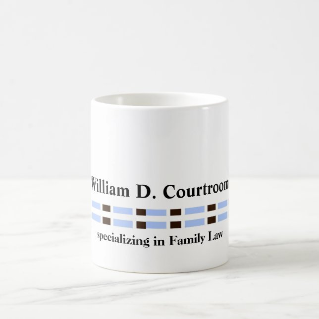 Blå länkar av minimalistisk Professionell Kaffemugg (Center)