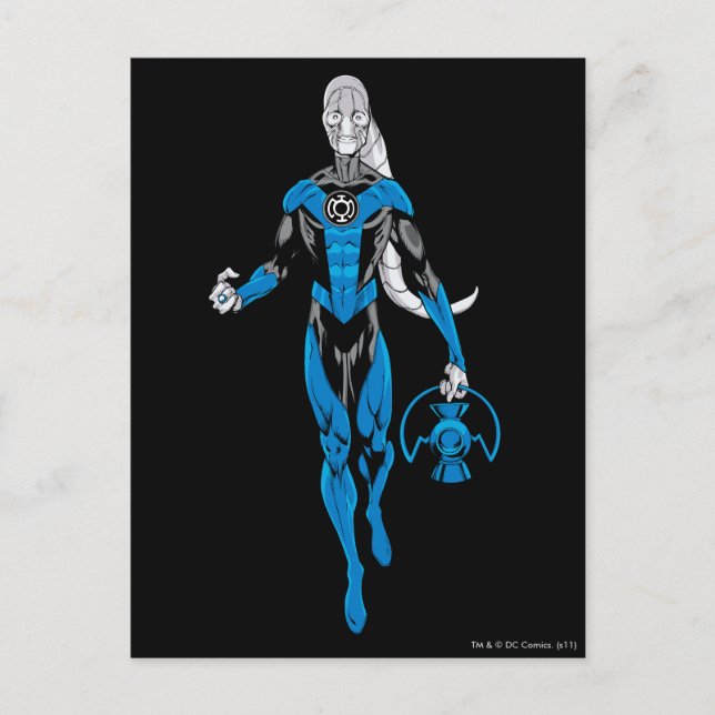 Blå Lantern 4 Vykort (Framsida)