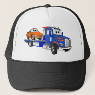 Blå latbädd Tow Lastbil Truckerkeps