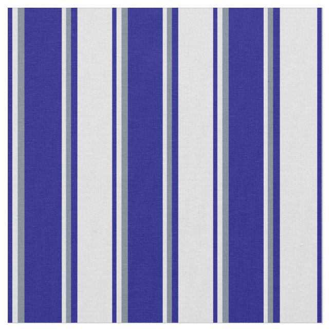 Blå, lavender och Slate Grått Färgad Mönster Tyg (Närbild)