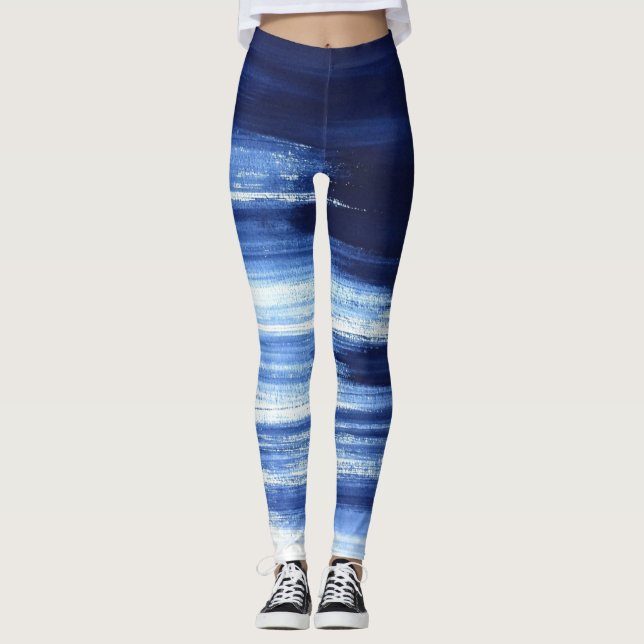 Blå Leggings (Framsida)