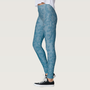 Blå Leggings
