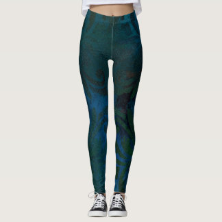 blå leggings