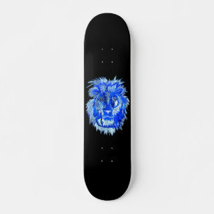 Blå Lejon Ande Mini Skateboard Bräda 18,5 Cm