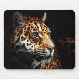 Blå leopard Beauty Musmatta
