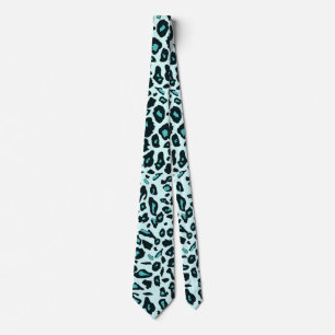 Blå leopard slips
