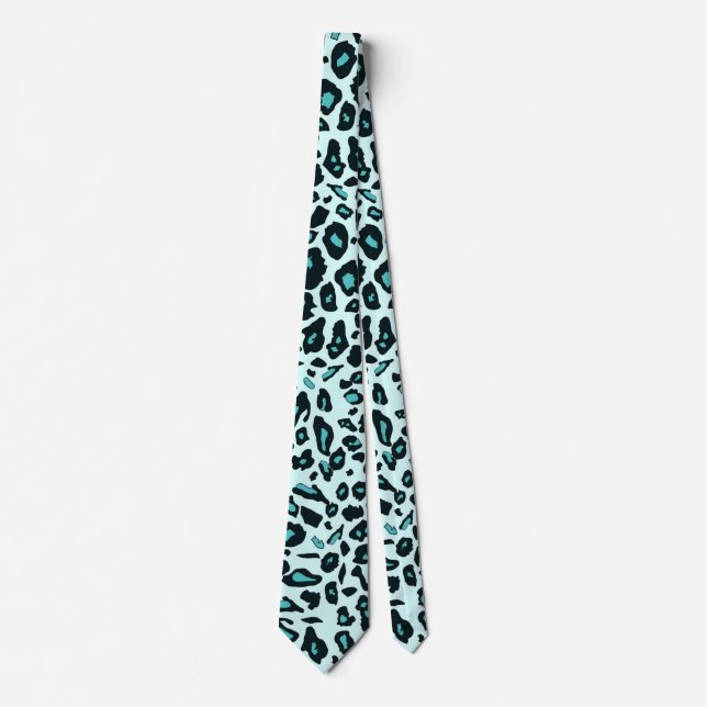 Blå leopard slips (Framsida)