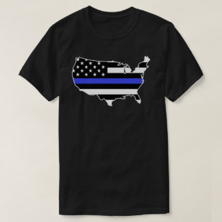 Blå levande USA flagga Tröja