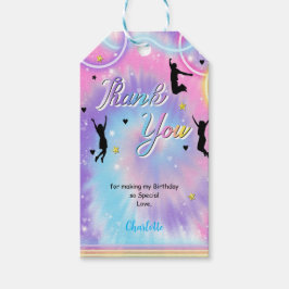 Blå & Lila Jump presentkort Presentetikett