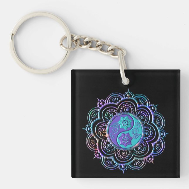 Blå & Lila Mandala (Framsidan)