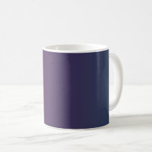 Blå Lila Ombre - Elegant Gradient Mugg