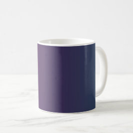 Blå Lila Ombre - Elegant Gradient Mugg