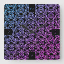 Blå Lila Rosa Abstrakt