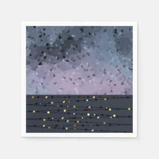 Blå lila, uttag pappersservett (Framsidan)