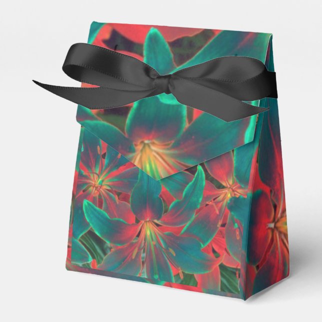 Blå lilja presentaskar (Framsidan Sidan)