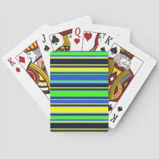 Blå, limmad och Gult-rand-pokerkort Casinokort