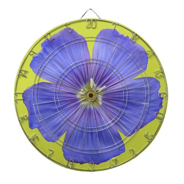 Blå lin #1 darttavla (Framsidan)