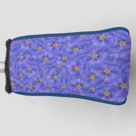 Blå lin utan sjölösa Mönster