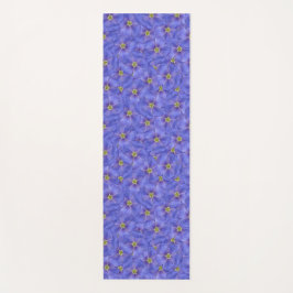 Blå lin utan sjölösa Mönster