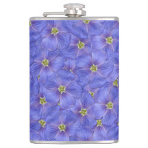 Blå lin utan sjölösa Mönster