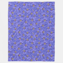 Blå lin utan sjölösa Mönster