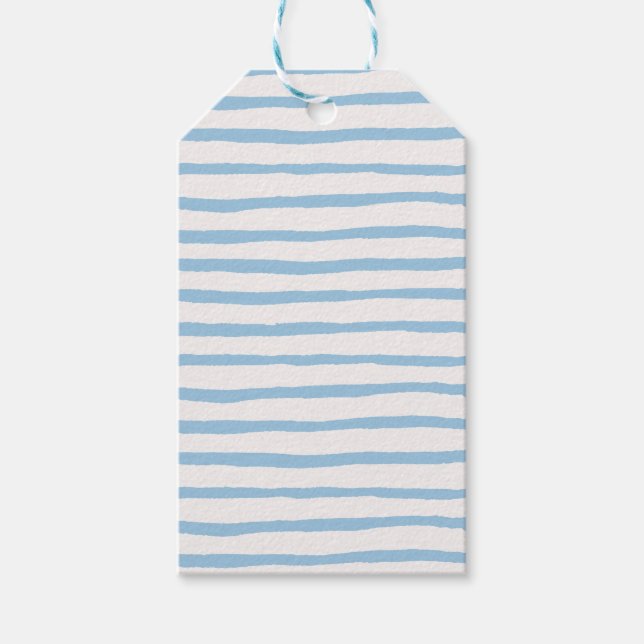 Blå linje presentetikett (Framsidan)