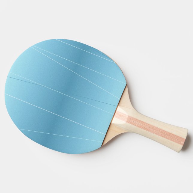 Blå linjetryck pingisracket (Sidan)