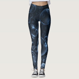 Blå linser, bokech leggings