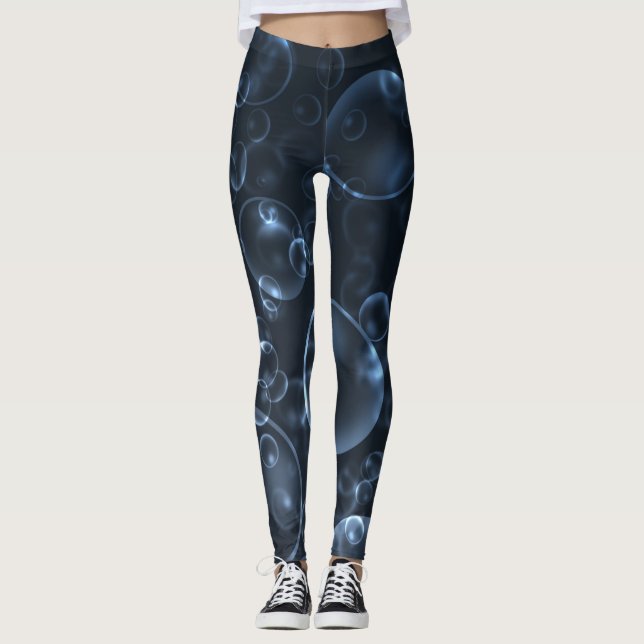 Blå linser, bokech leggings (Framsida)