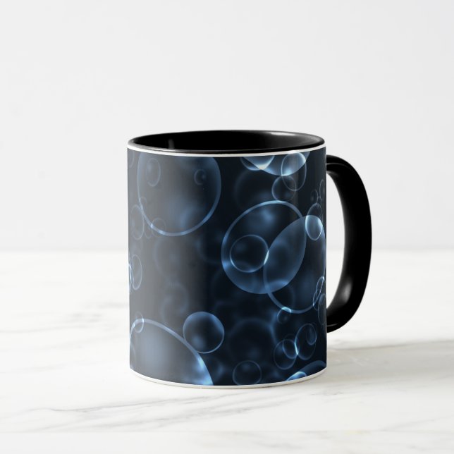 Blå linser, bokeh mugg (Framsida höger)