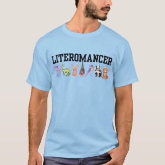 Blå Literomancer t-shirt med House totems