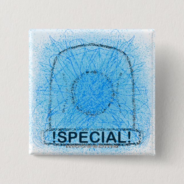 Blå Ljusspecial  Knapp (Framsida)