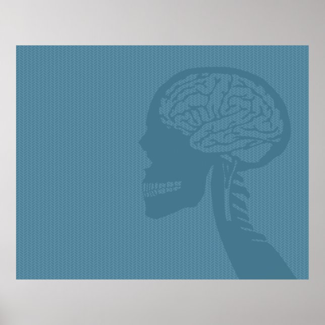 blå logkskalle poster (Framsidan)