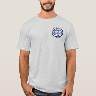 Blå Logotyp med centrifugering Lämnat endast che T Shirt